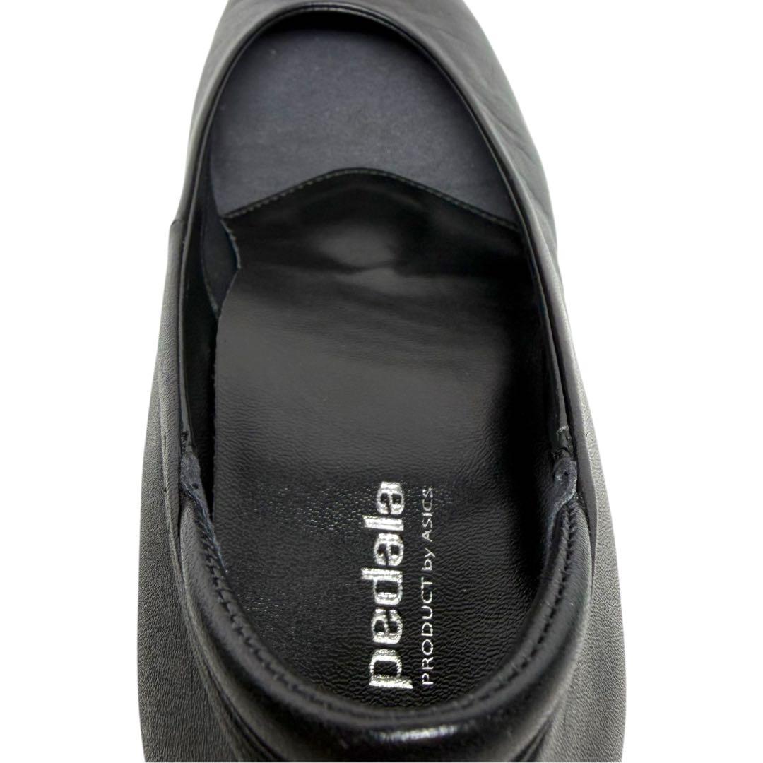 極美品 pedala ペダラ アシックス パンプス フォーマル セレモニー 幅広