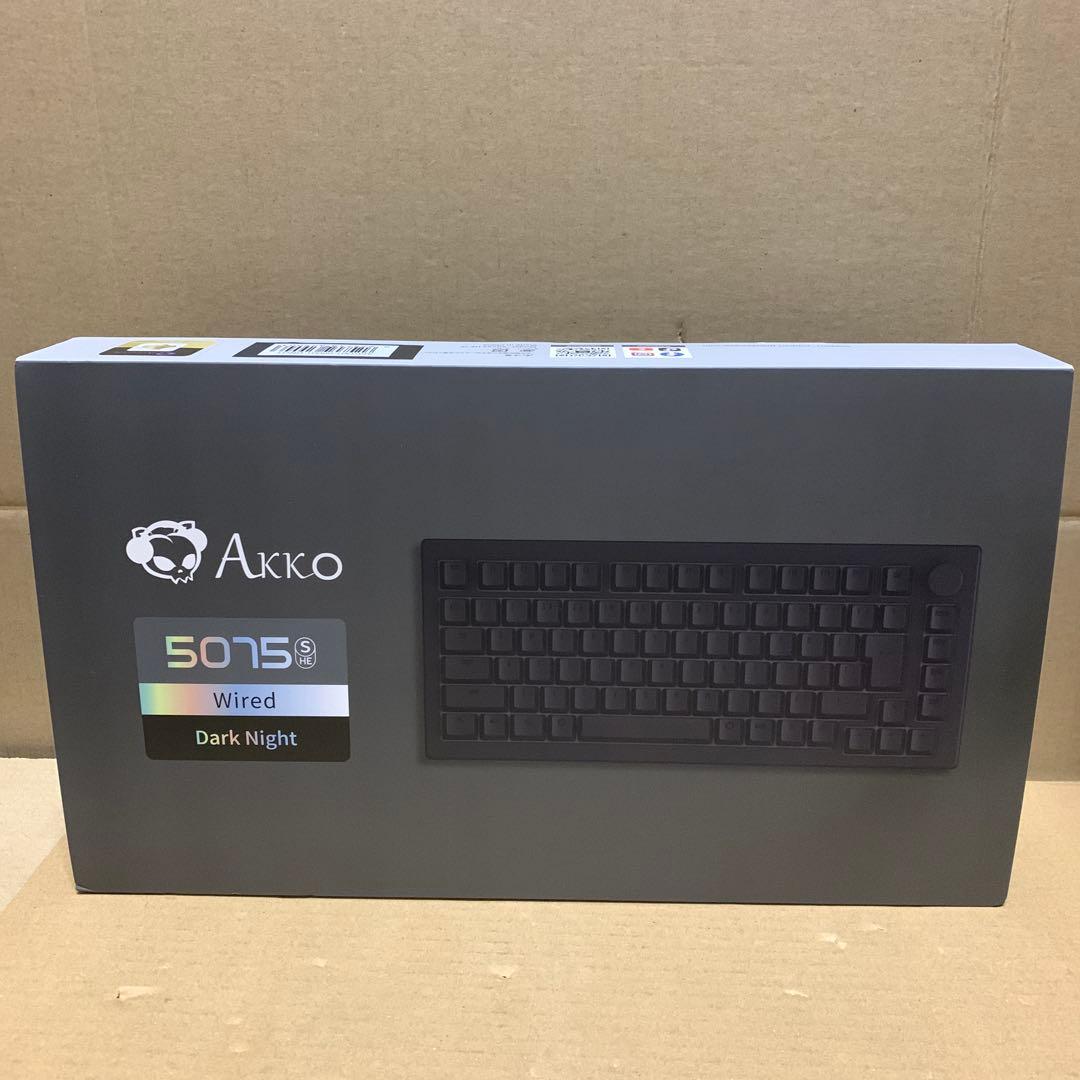 Akko ラピッドトリガー 8000Hz ゲーミングキーボード 5075S