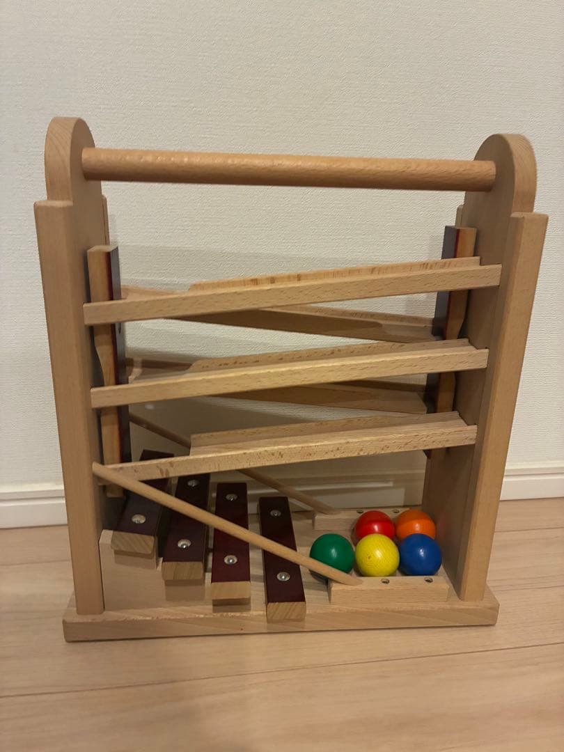 【美品】KOIDE コロコロシロホン木製