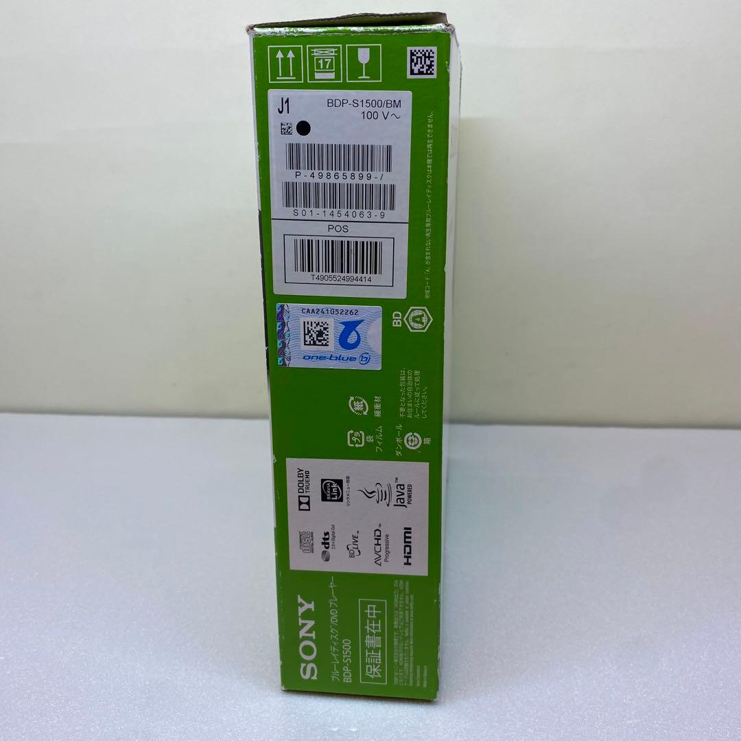 SONY ブルーレイディスク/DVD プレーヤー BDP-S1500