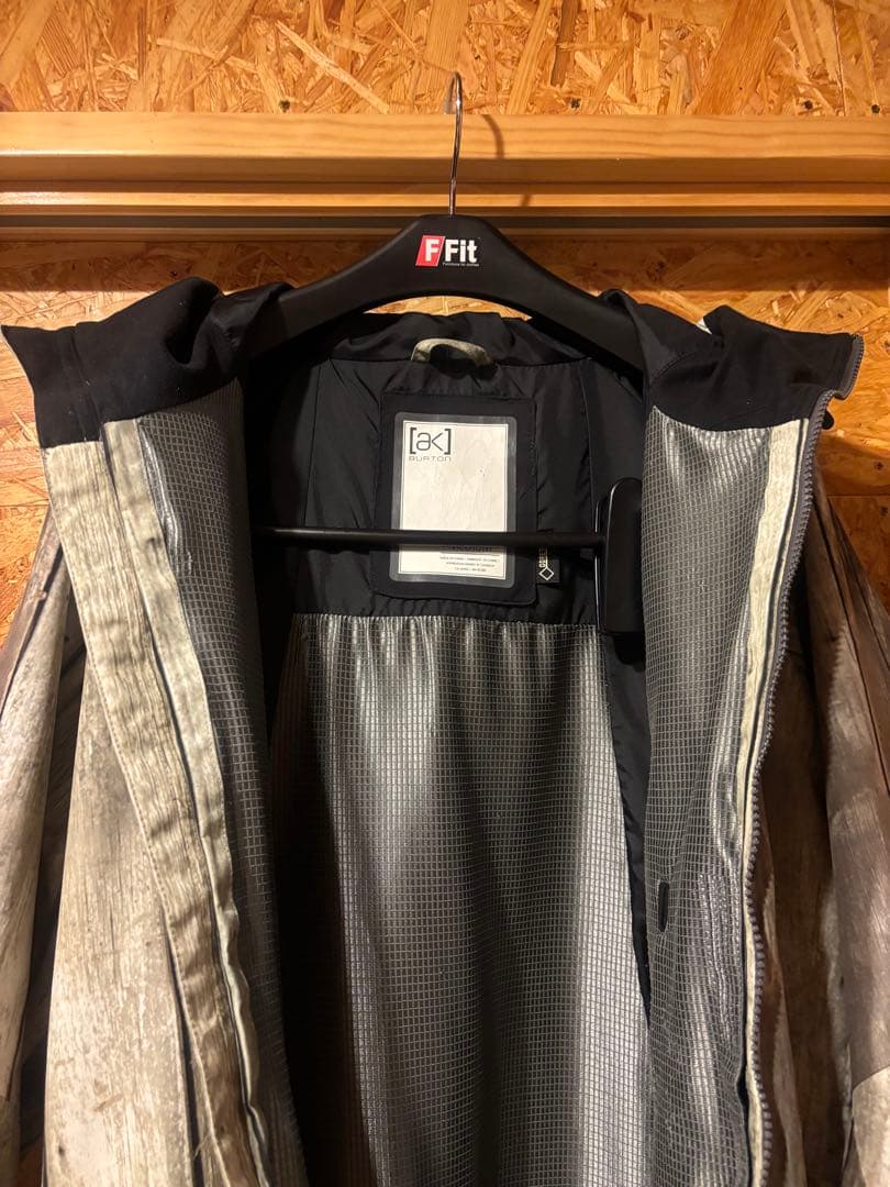 BURTON AK 2L CYCLIC JACKET GORE-TEX 木目柄