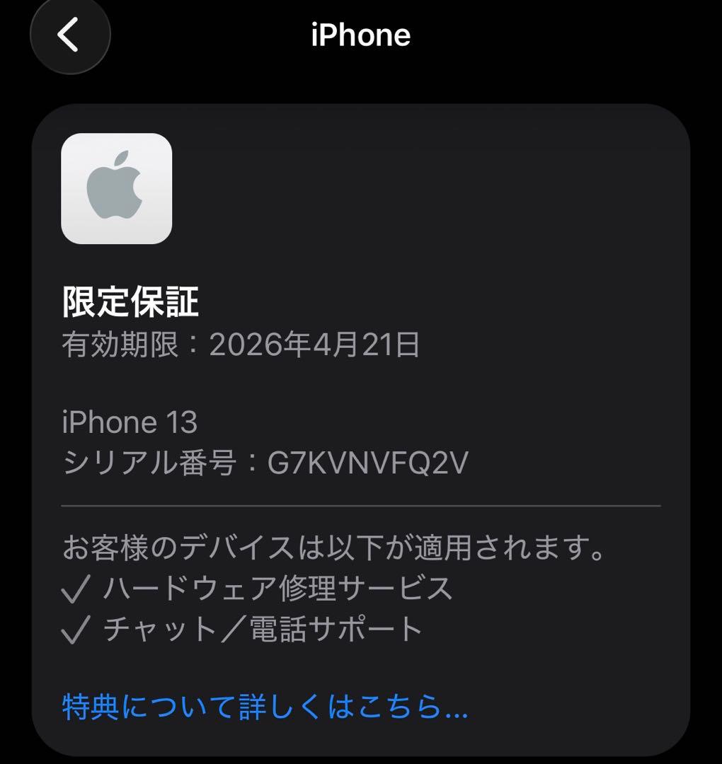 Apple iPhone 13 ブルー　美品　SIMフリー