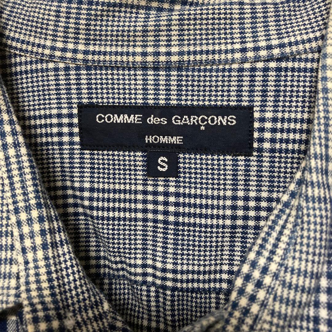 COMME des GARCONS HOMME ウール縮絨パッチワークシャツ