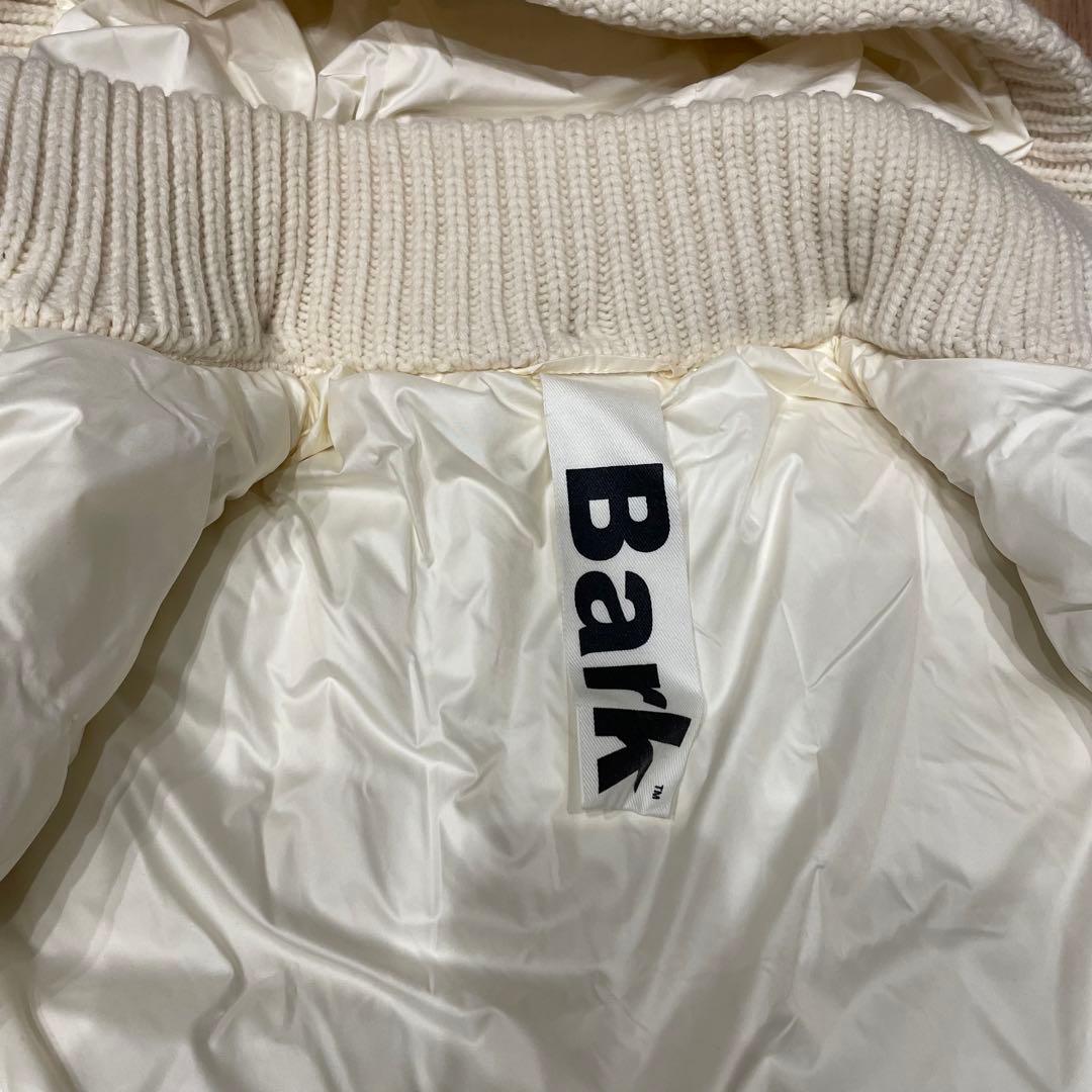 【美品】バーク　Bark ニットダッフル　ダウン　ロングコート　ホワイト