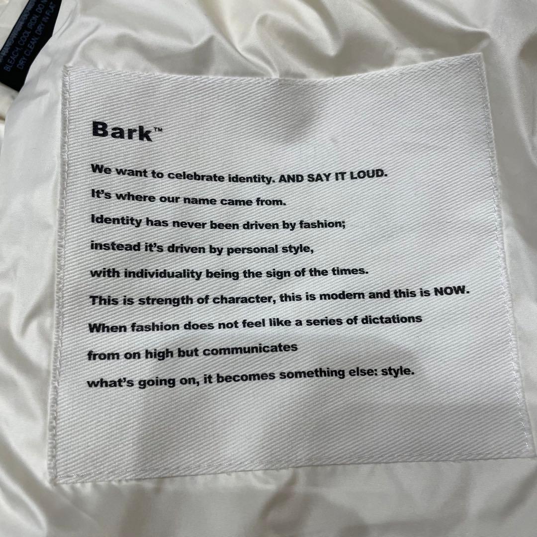 【美品】バーク　Bark ニットダッフル　ダウン　ロングコート　ホワイト
