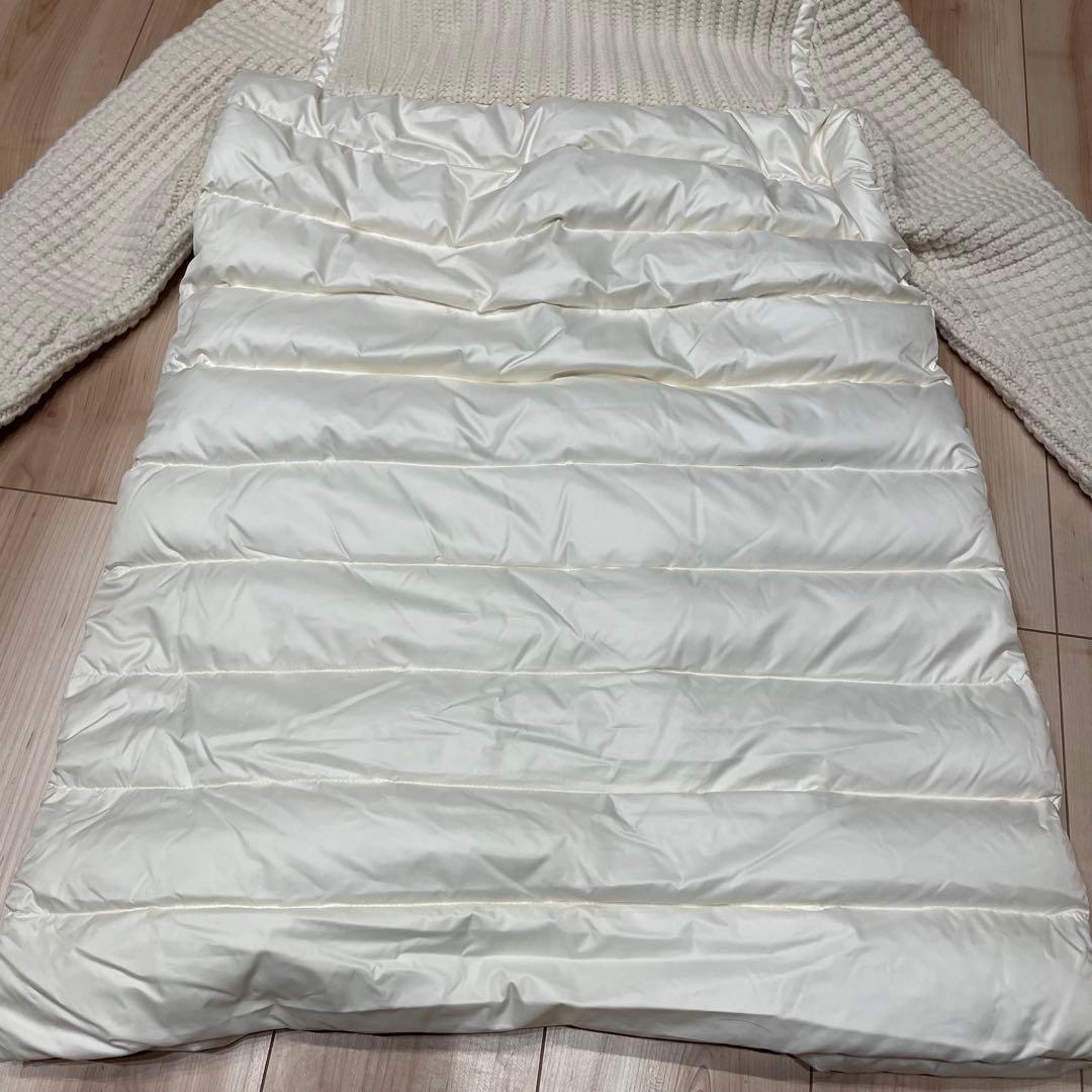 【美品】バーク　Bark ニットダッフル　ダウン　ロングコート　ホワイト