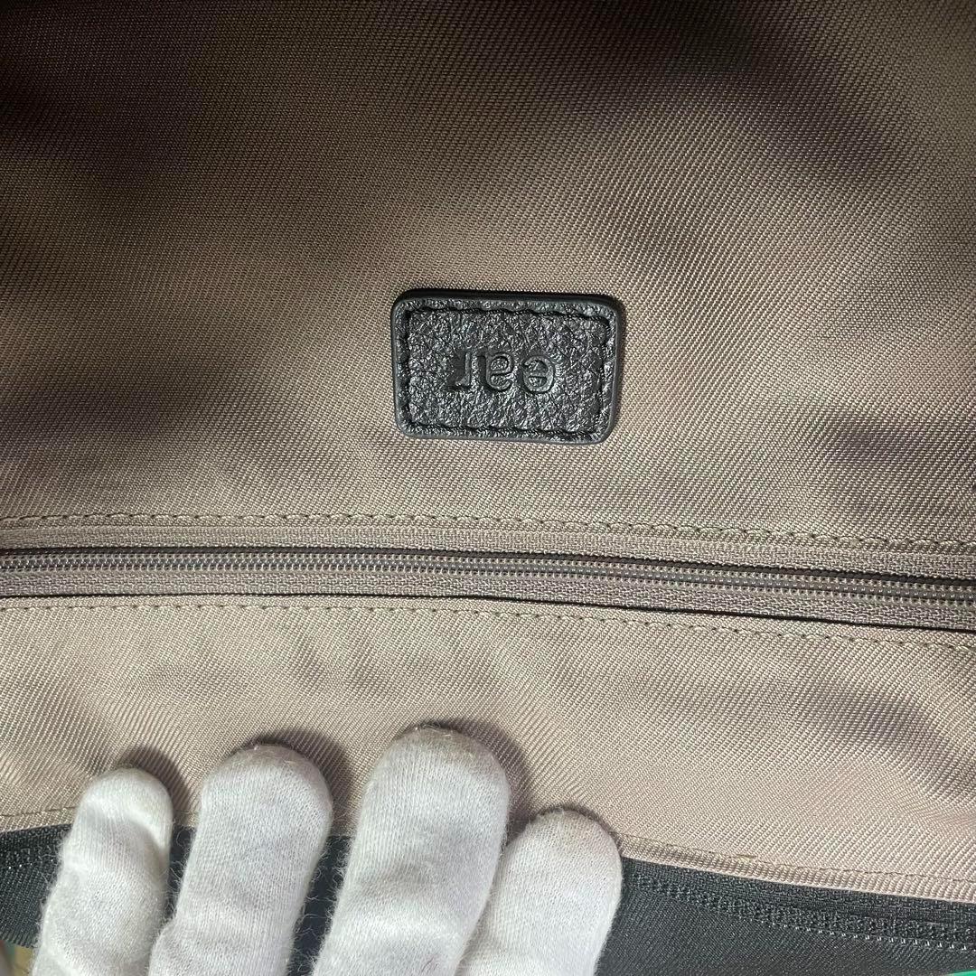 ear PAPILLONNER　本革スクエアレザーリュック　A4