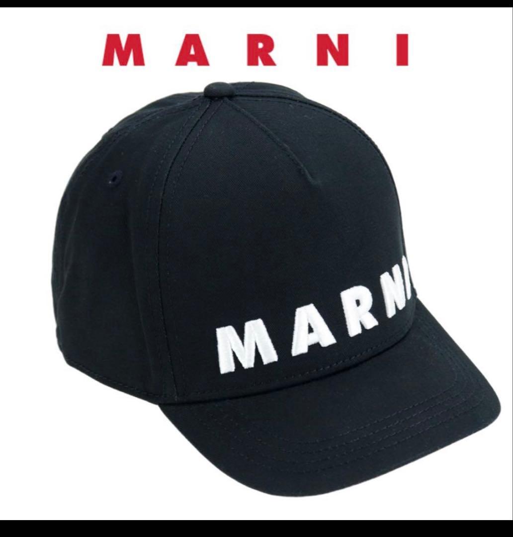 マルニ キャップ MARNI KIDS M01470 M00J2 0M900 黒