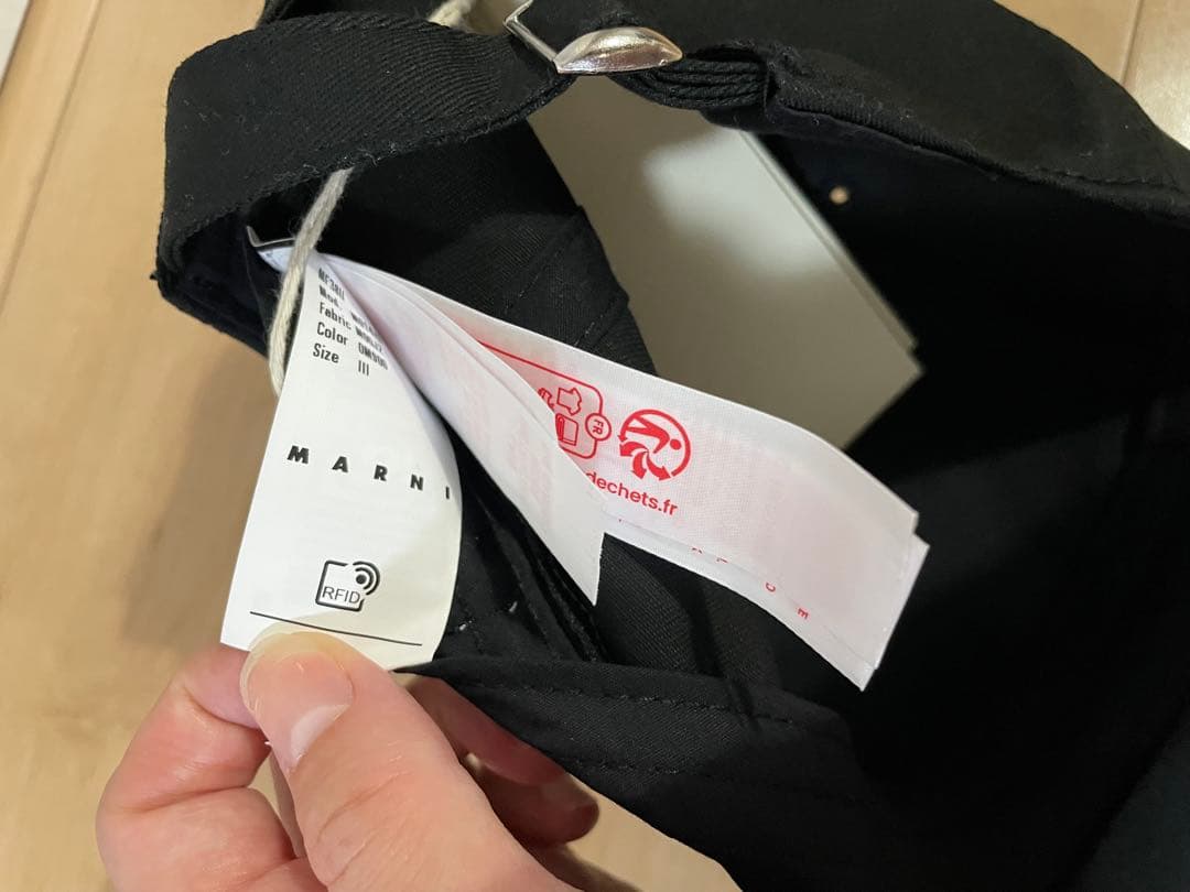 マルニ キャップ MARNI KIDS M01470 M00J2 0M900 黒