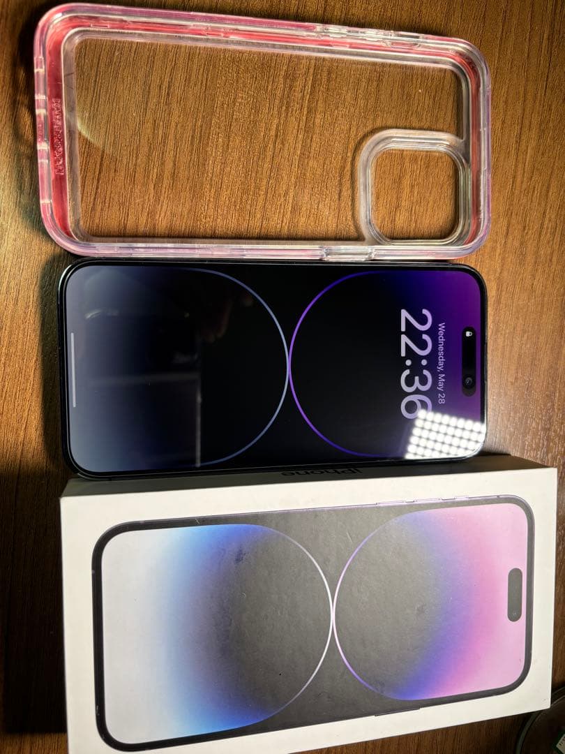 iPhone14pro max SIMフリー 128GB ディープパープル