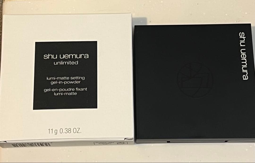 シュウウエムラ　アンリミテッド　セッティングインパウダー　アオタケブルー