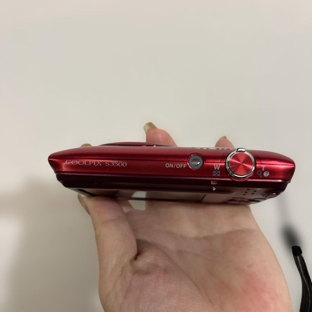Nikon COOLPIX S3500 赤 コンパクトデジタルカメラ