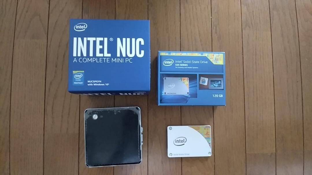 【値下げ】Intel NUC NUC5PGYH メモリ交換＋貴重MLC SSD