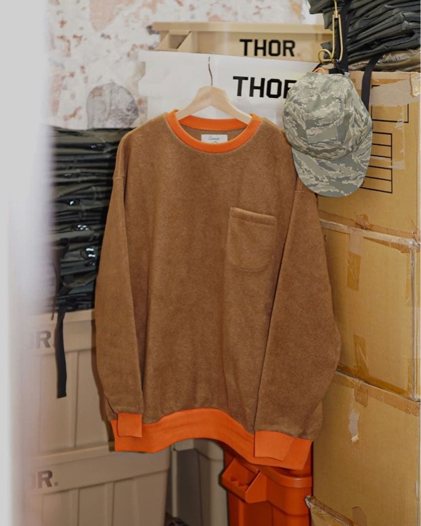 極美品 Connett Fishing Fleece Crew