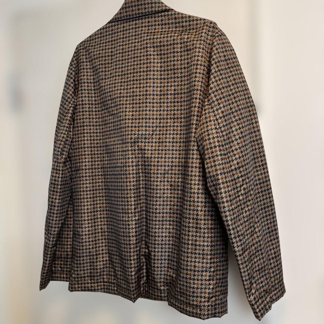 【最終値下げ】dunhill メンズ　ナイロンジャケット　S 千鳥格子柄