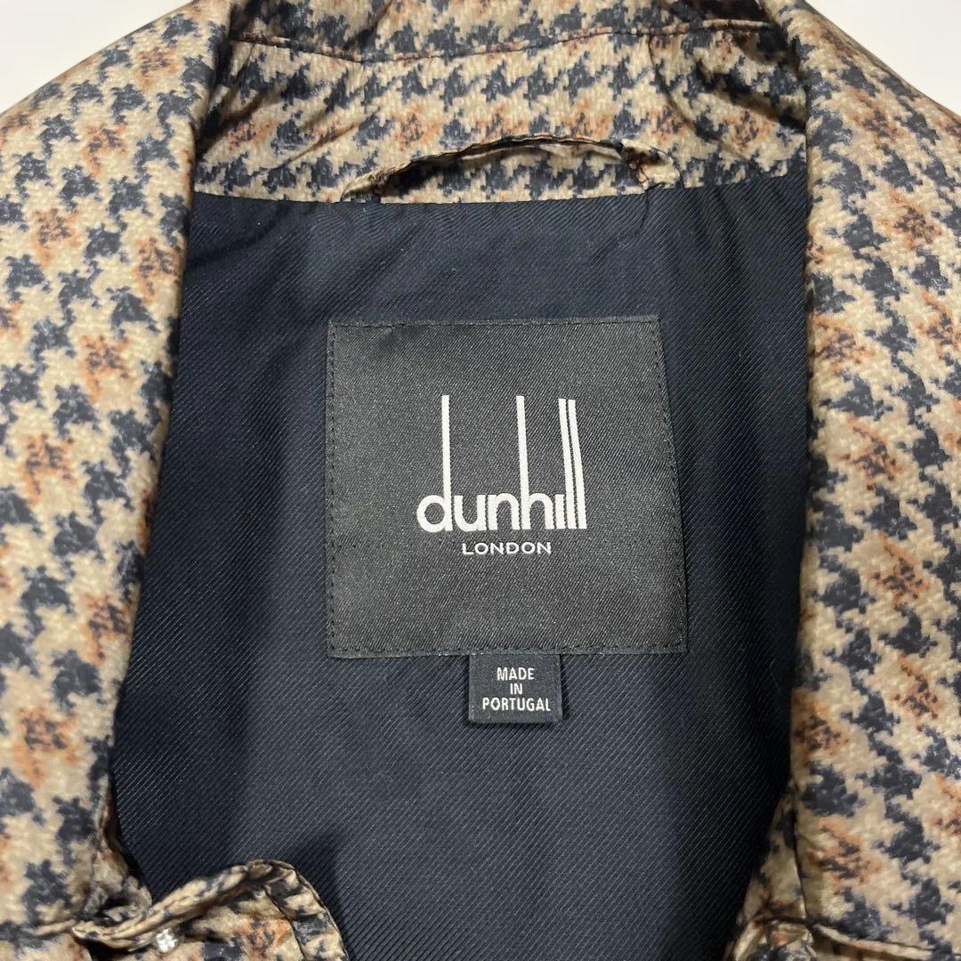 【最終値下げ】dunhill メンズ　ナイロンジャケット　S 千鳥格子柄