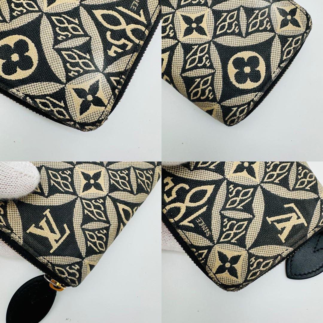 ICタグ ルイヴィトン ジャガード ジップ ケース パース 470