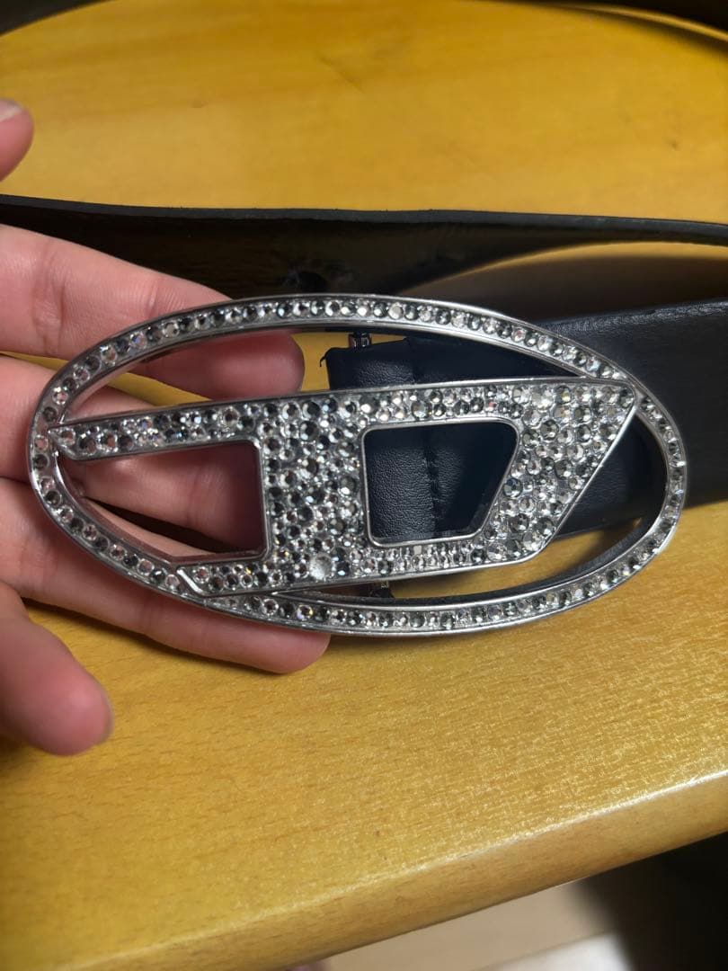 DIESEL ベルト　メンズ　80cm キラキラ　レア 最終価格　日本非売品