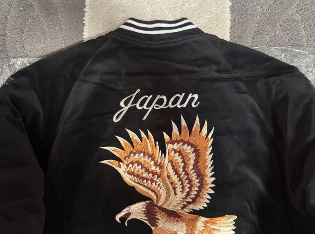 ⭐︎試着のみ⭐︎ hoshihime 星姫　鷹　バラ　スカジャン　ベロア　LL