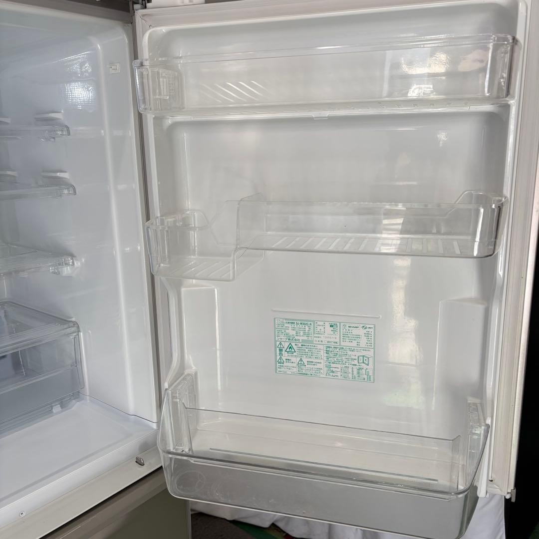 858❤️冷蔵庫　SHARP　300-400ℓ　大型　両開き　中古　安い　設置無料