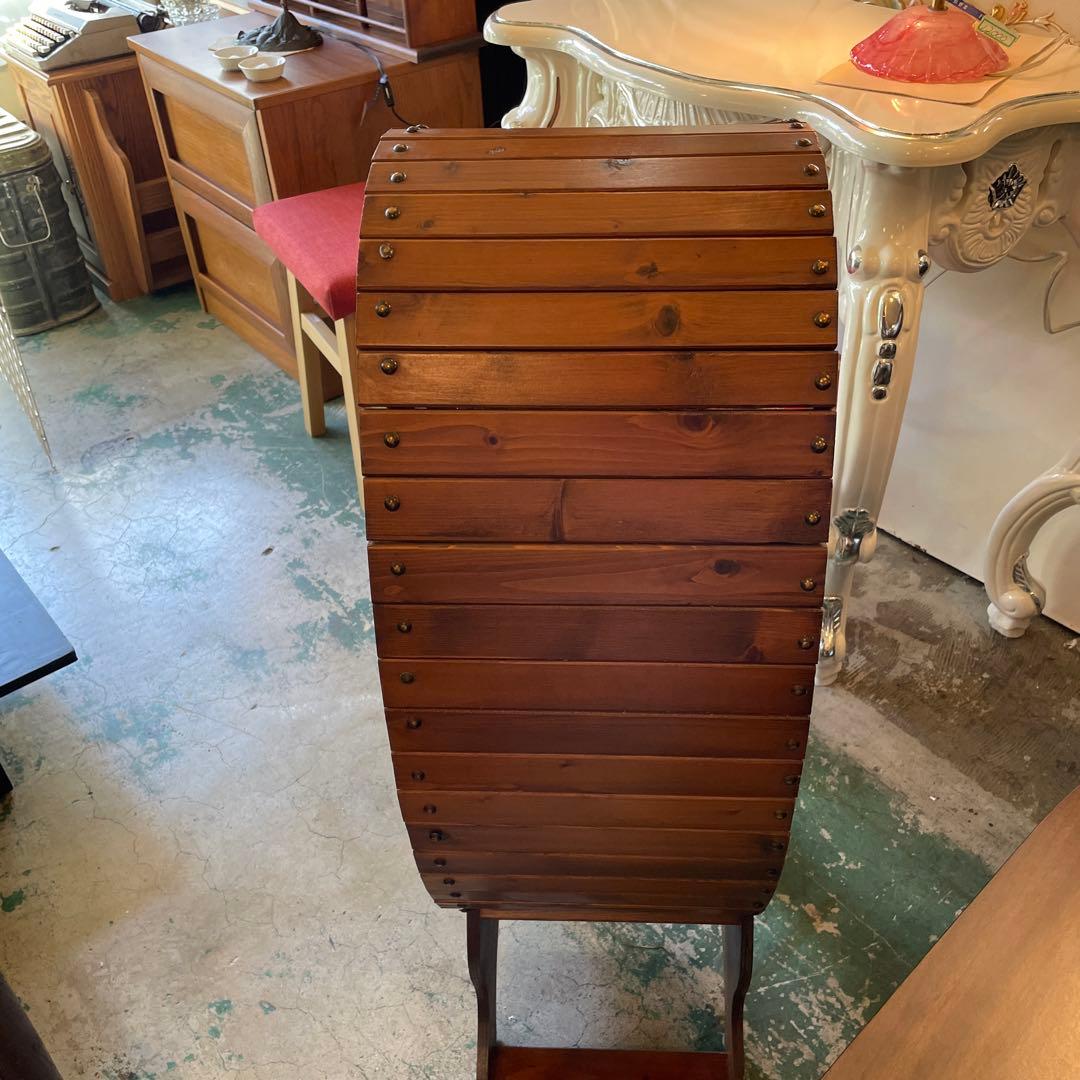 お値下げ！アンティーク・木製・ワインラック・14本