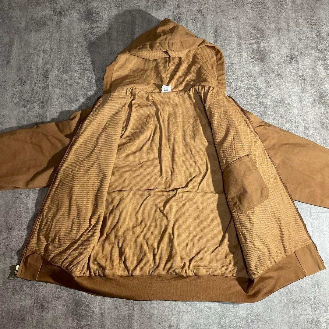 USA製Union Lineユニオンラインダック地アクティブジャケット企業ロゴL