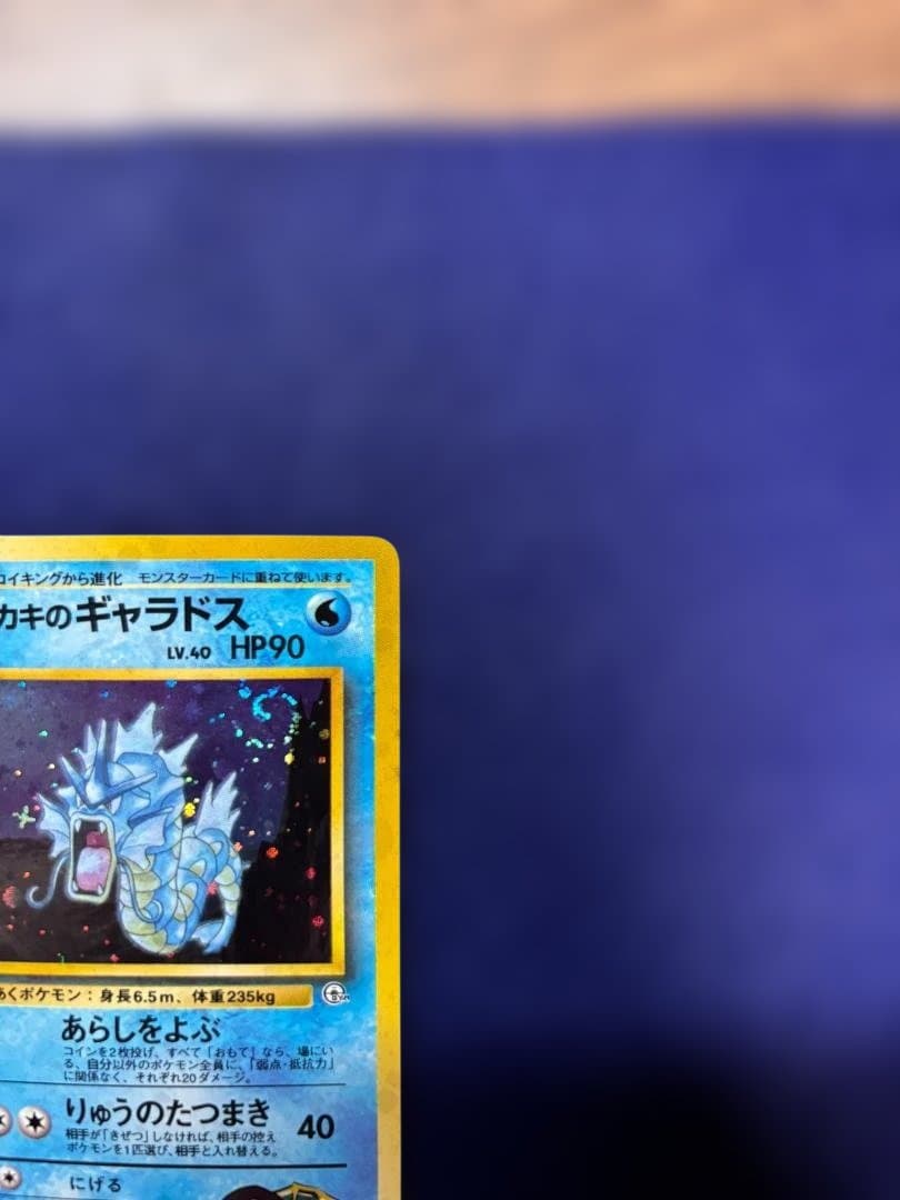 ポケモンカード 旧裏面 サカキのギャラドス ★ No.130 キラ ホロ