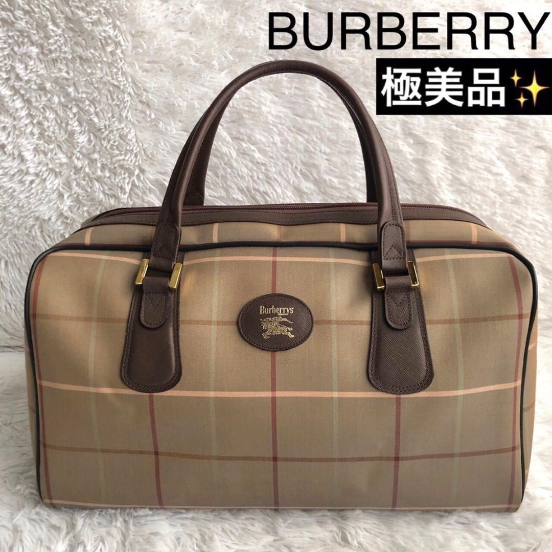 ボストンバッグ レディース 旅行 BURBERRY バーバリー チェック バッグ
