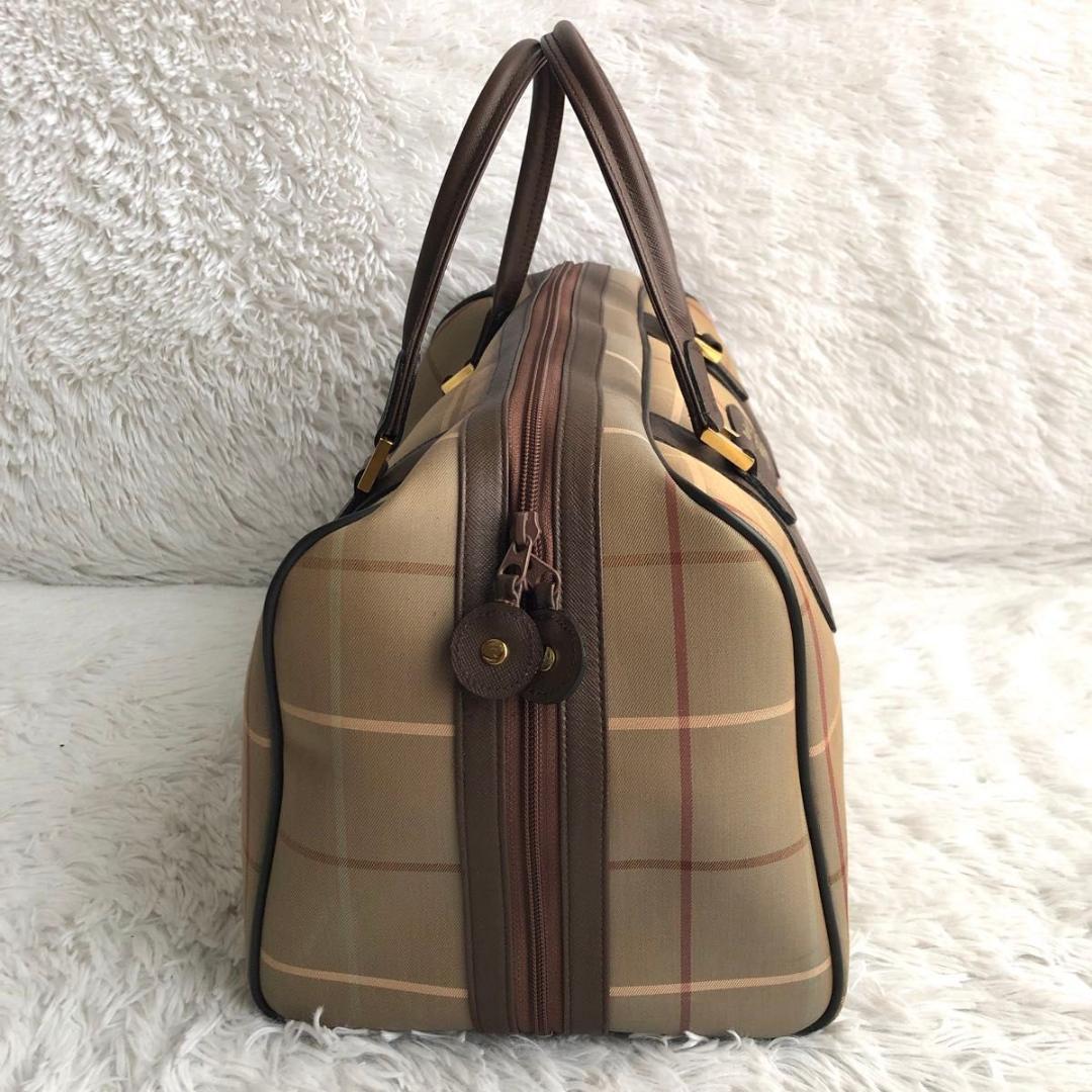 ボストンバッグ レディース 旅行 BURBERRY バーバリー チェック バッグ