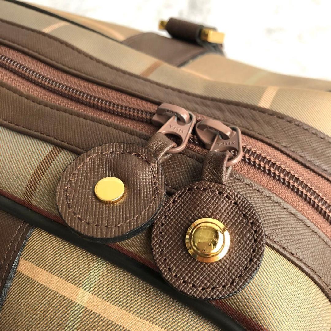 ボストンバッグ レディース 旅行 BURBERRY バーバリー チェック バッグ