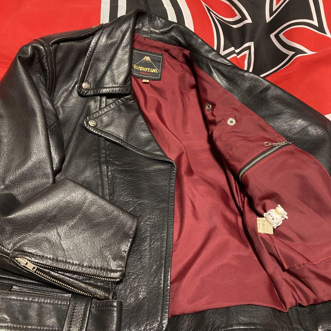 熱*夜様 KUSHITANI70's 超〜極上‼️本革Wライダーs JKT ¥2