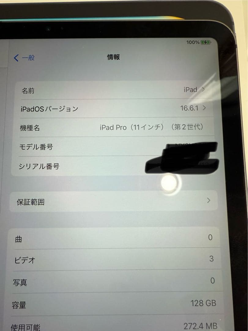 iPad Pro Wi-Fi + Cellular 11インチ 第2世代128G