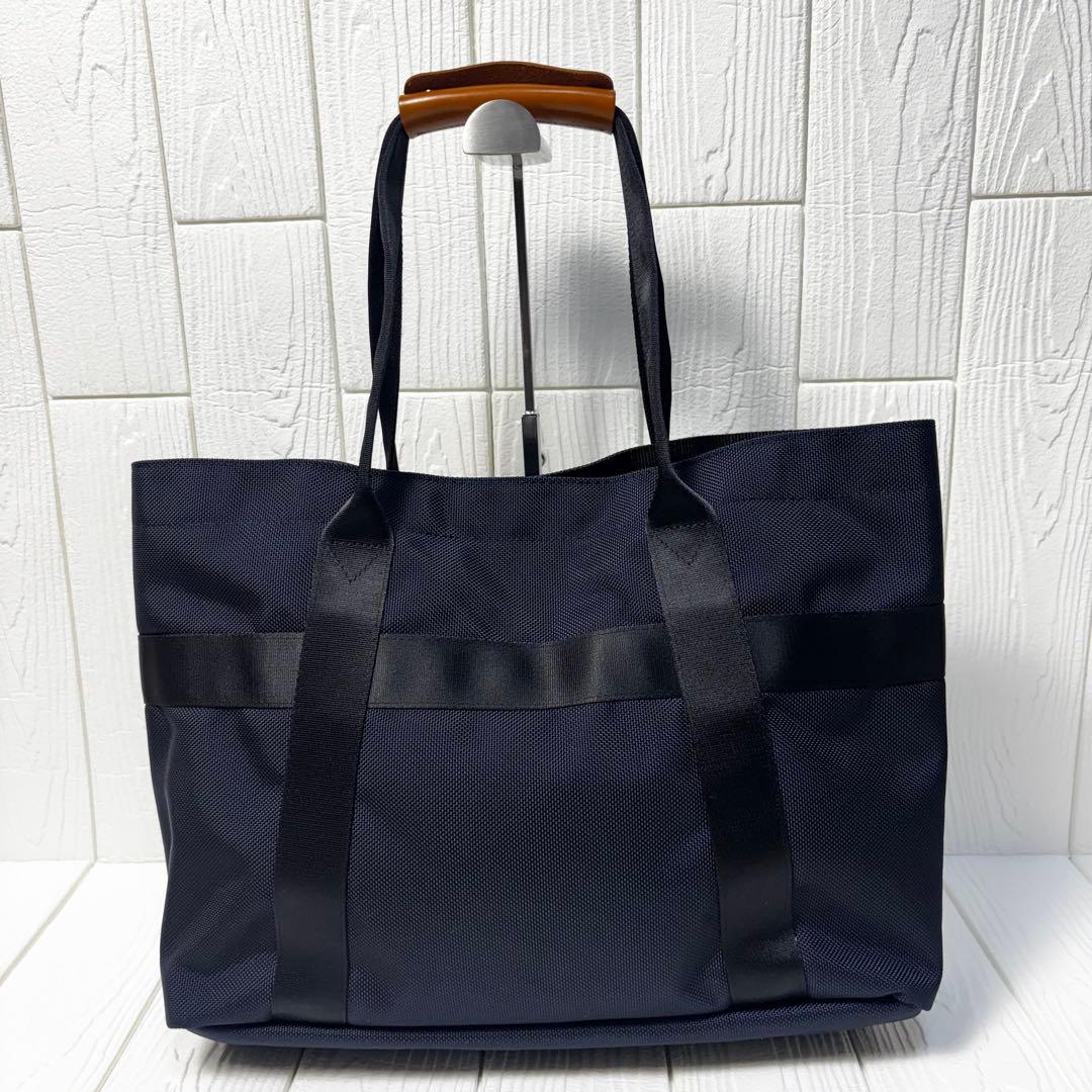 タグ付未使用 日本製 ワンダーバゲージ GOODMANSライトトート紺 A4可