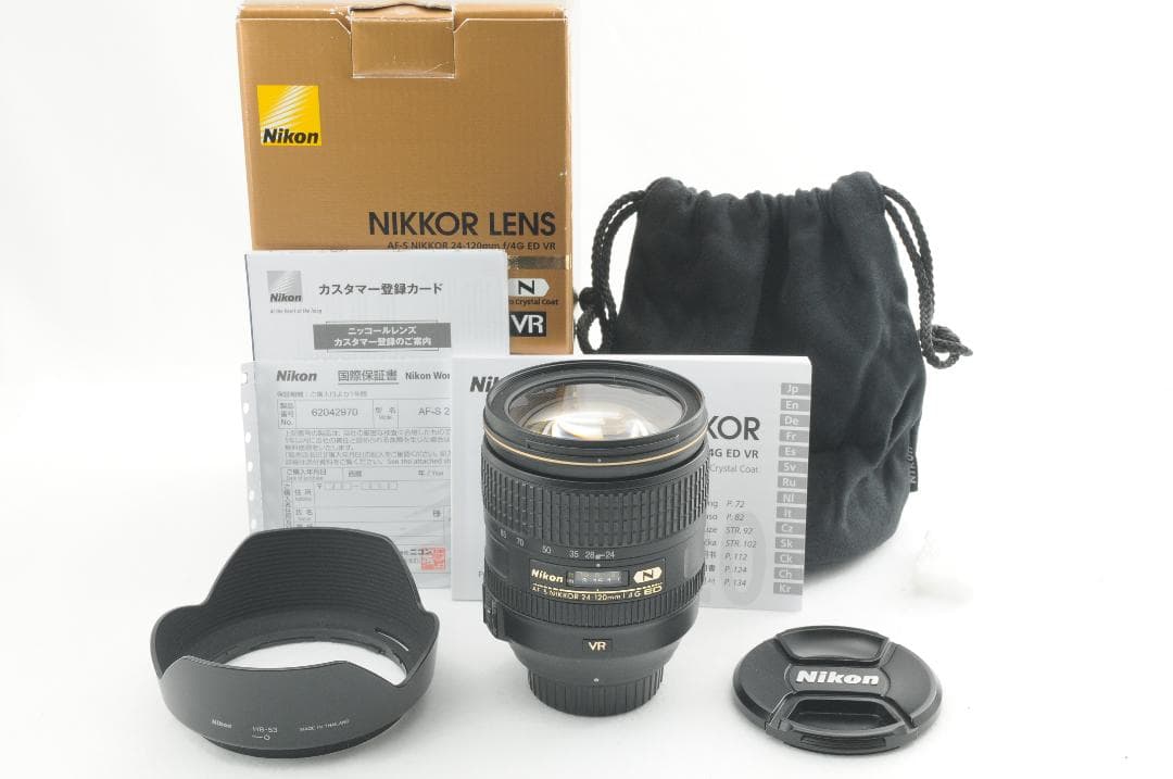美品 Nikon ニコン AF-S NIKKOR 24-120 4G