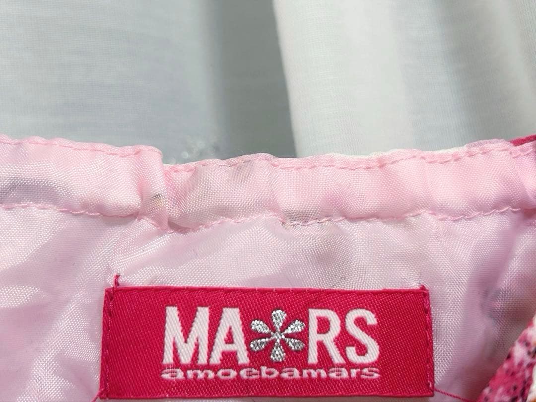 MA✽RS♡ローズケーキ柄キャミトップス♡オリジナルデザイン♡激レア♡白×ピンク