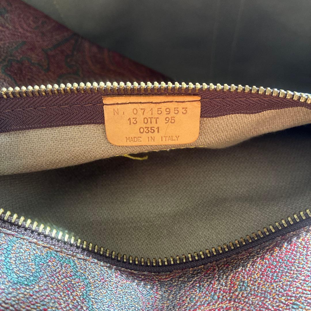 エトロ　ボストンバッグ ペイズリー柄 旅行バッグ　大容量