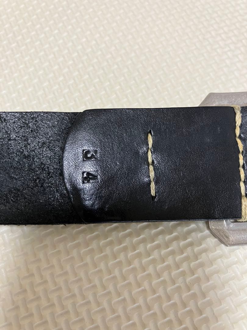 ウエアハウス　レザーベルト　ブラック