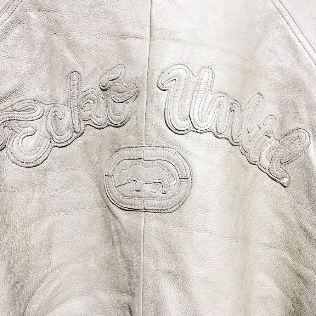 00s Marc ECKO レザースタジアムジャケット　XXXL