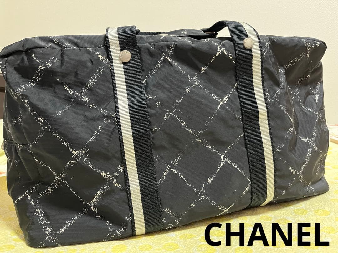 s*l様 【美品】CHANEL シャネル　トラベルライン　超大容量　ボストンバッ