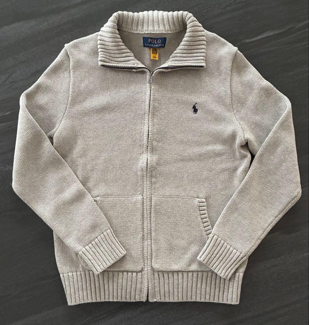 ラルフローレン　ニット　ジップアップセーター　タグ付き
