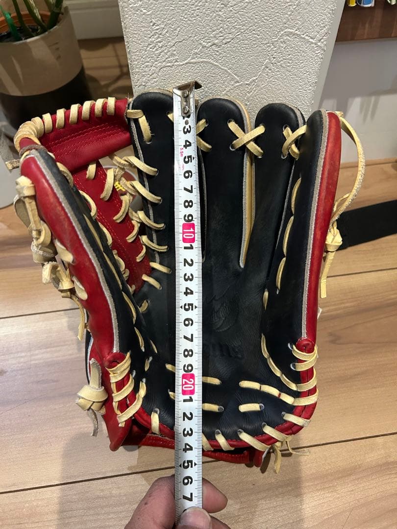 1000円値下げしました！Zeems 軟式グローブ ネイビー/レッド