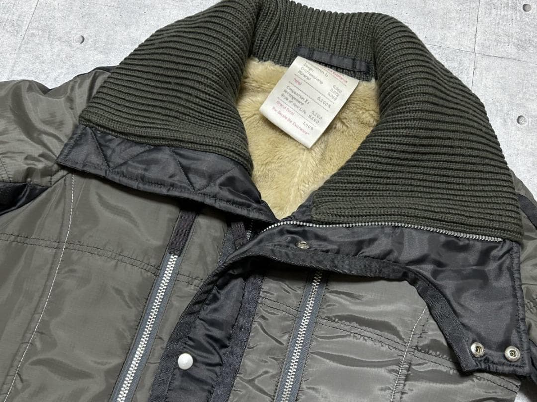 ア*ロ様 1% SHUHEI OGAWA コート 裏地 ボア 起毛 ミリタリーコ