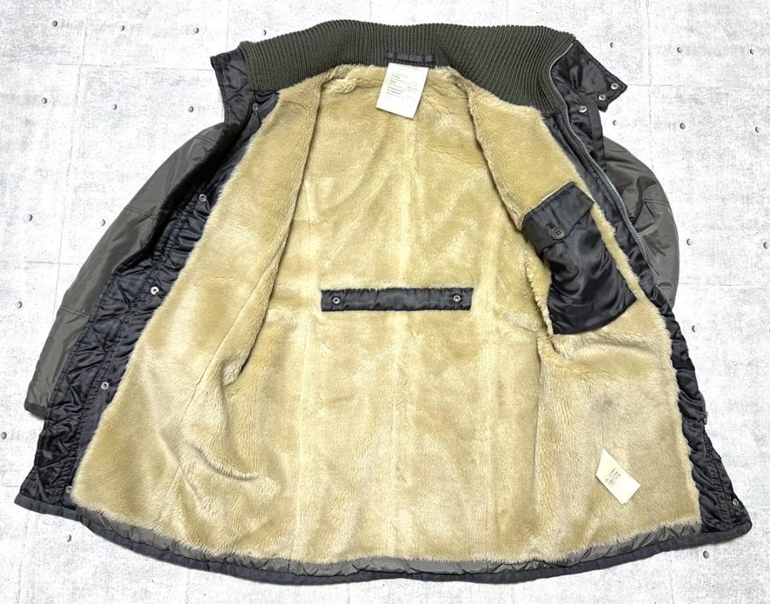 ア*ロ様 1% SHUHEI OGAWA コート 裏地 ボア 起毛 ミリタリーコ