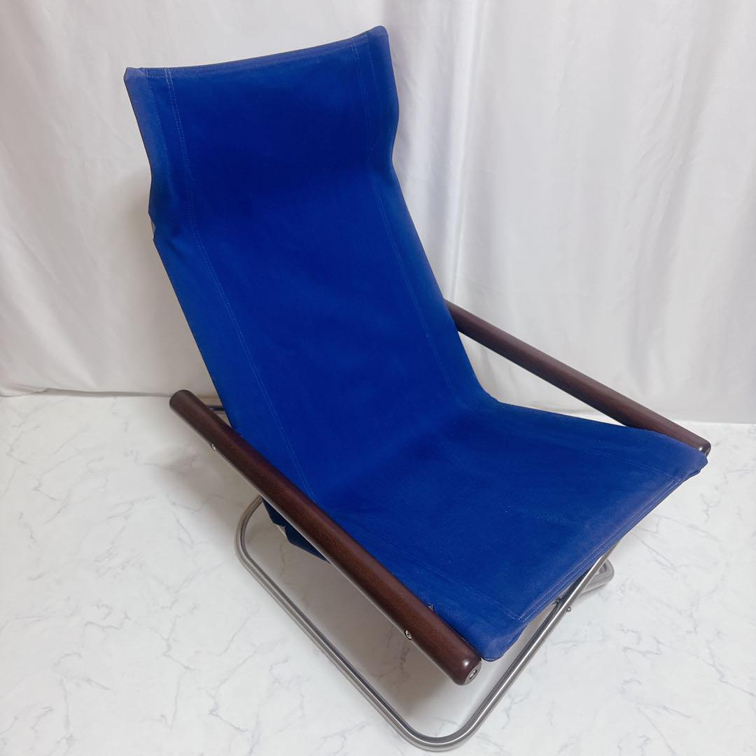 ニーチェアx Nychair Dark brown×ブルー