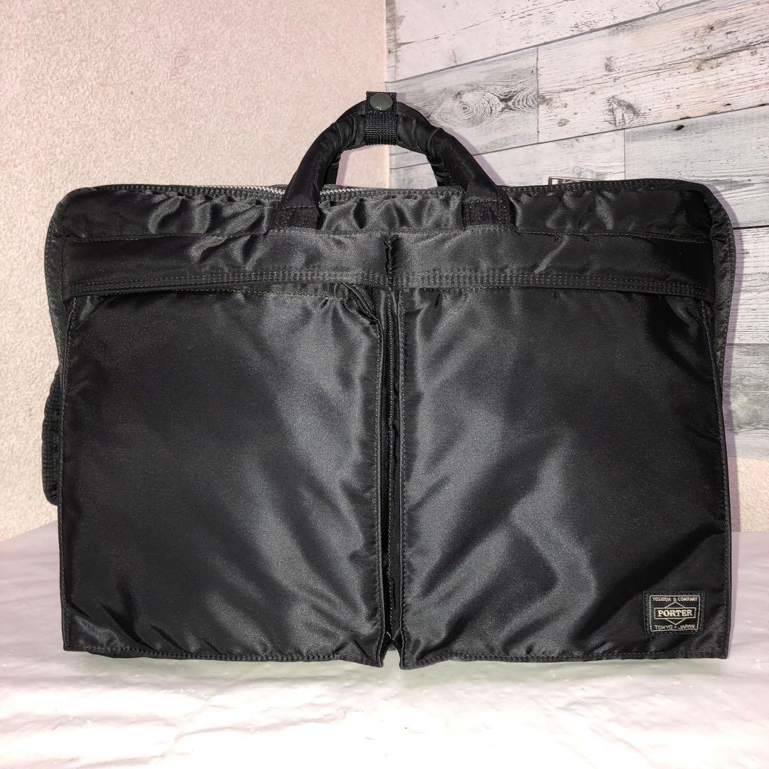 新品同様✨新型 ポータータンカー ビジネスバッグ3way 2層 A4可 ブラック