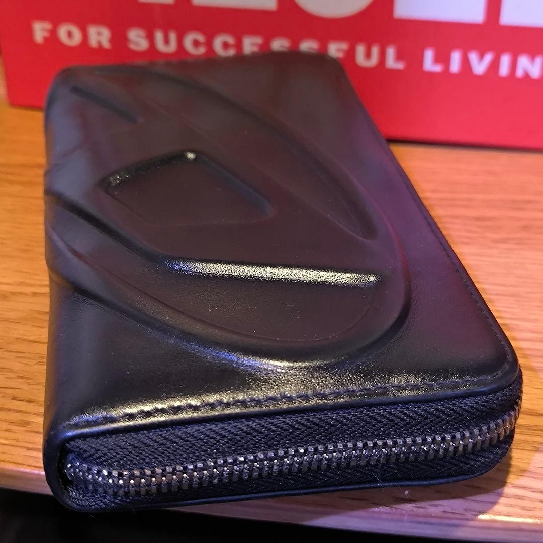 DIESEL　ディーゼル　レザー　エンボスロゴ　長財布