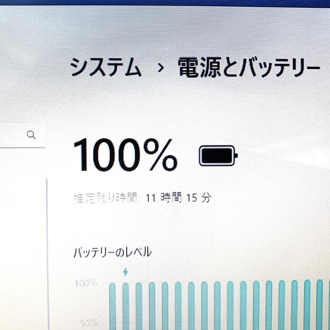 【匿名配送】ノートパソコン／薄型　Windows11　Webカメラ／オフィス付き