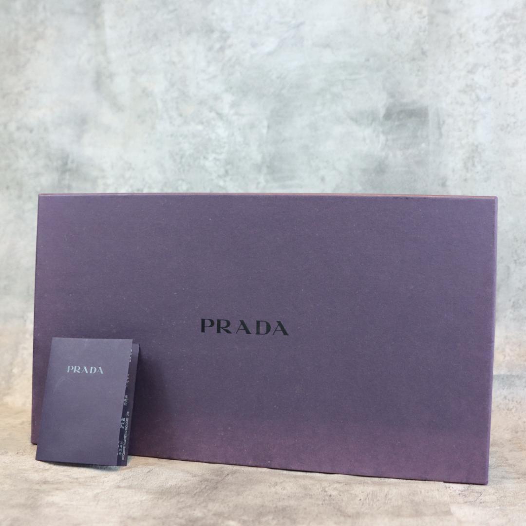 PRADA レザー リボンデザイン パンプス ヒール レディース