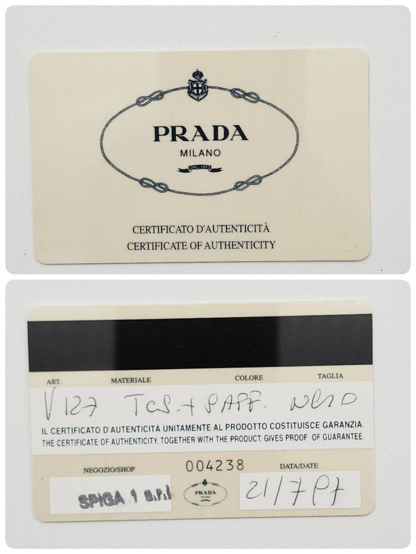 PRADA プラダ ボストンバッグ 三角ロゴ ナイロン ブラック