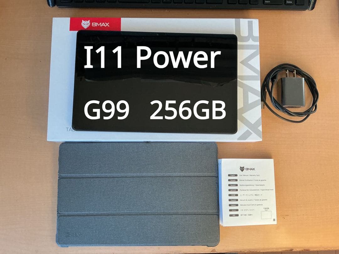 BMAX I11power タブレット 本体 充電器・カバー付き(中古)